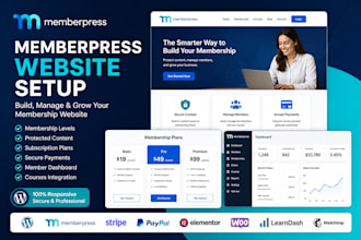 create a memberpress membership website in wordpress