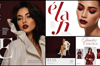 do premium magazine, catalog, editorial and lookbook layout