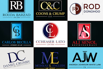 design professional law firm, attorney, legal services logo or any graphic