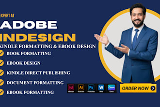 do adobe indesign kindle formatting, paperback layout, and ebook design expert