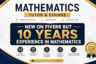 do mathematics, math course, calulus and excel projects