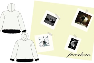 create a manufacturer ready hoodie tach pack