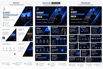 design a professional event sponsorship deck and proposal