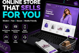build a woocommerce ecommerce website with elementor