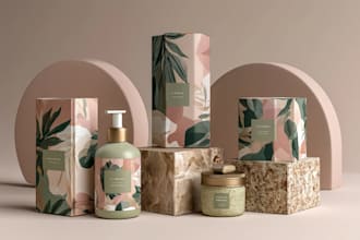 design creative product packaging and gift box