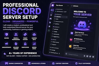 create a professional discord server for fivem