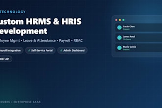 develop custom hrms hris employee management software