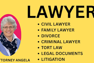 help with legal documents criminal civil family and tort law