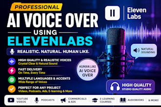 create high quality ai voice over using elevenlabs