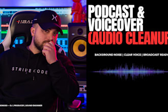 clean, edit, and polish your podcast or voiceover audio