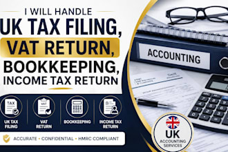 professional UK accountant bookkeeping, tax and payroll,