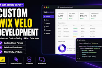develop custom wix studio and wix velo web applications