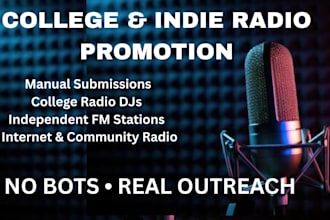 submit your music to top college radio and independent radio stations