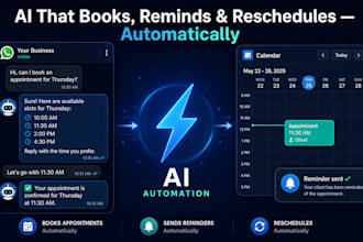 automate appointment booking, reminders, rescheduling with ai