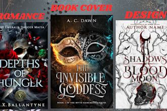 dark romance book cover erotica romance book cover amazon kdp paperback design
