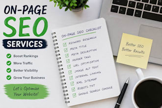 do complete on page SEO for your website