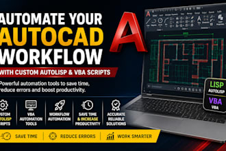 automate your autocad workflow with custom autolisp, vba scripts