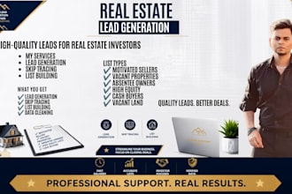provide real estate lead generation and skip tracing services
