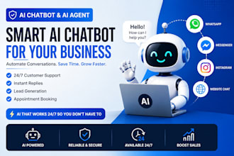 create ai chatbot for whatsapp, facebook, instagram and website