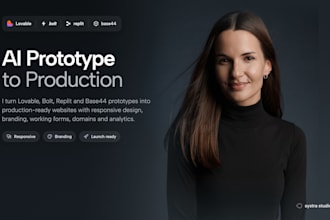 turn your ai website prototype into a production ready website