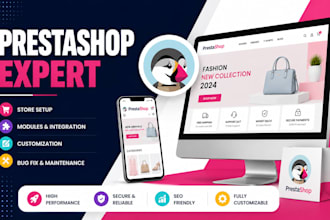 professionally migrate upgrade fix and optimize your prestashop store