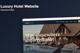 create a modern responsive landing page for your business