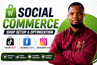setup tik tok shop, instagram and facebook shop, shopify tik tok ads setup