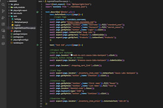 create playwright test automation scripts using javascript