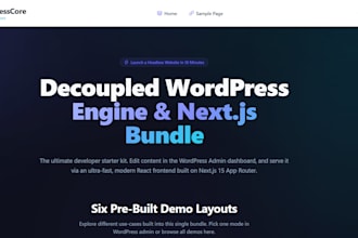 build nextjs headless wordpress site with coolify