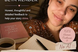 be your beta reader and give honest feedback