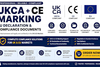 prepare ce marking ukca and eu declaration of conformity documents