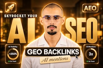 skyrocket your ai SEO with high quality GEO backlinks and ai mentions