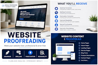 proofread and edit your website content for flawless english