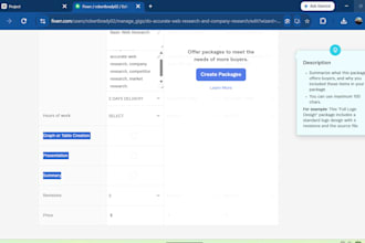 do accurate web research and company research