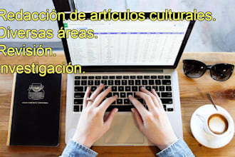 escribiré un articulo de temas filosóficos y culturales