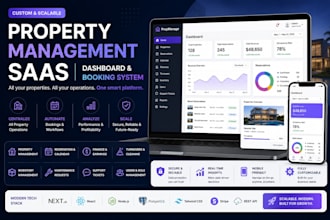 build a custom property management saas dashboard and booking system