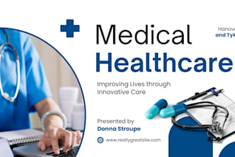 design medical pitch deck health clinic pharmaceutical startup investor deck