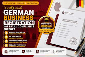 provide german business registration vat and full compliance support