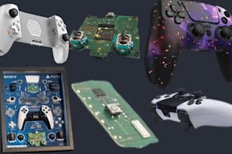 design ps5 game controller pcb with embedded firmware and bluetooth