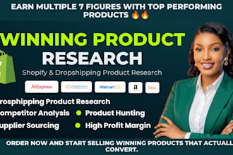 conduct shopify winning product research dropshipping product research