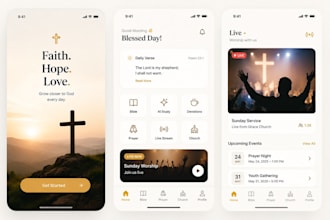 build christian app ai powered bible app with livestreamg prayer app church app