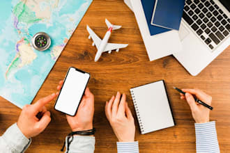 gerencio passagens aéreas e hospedagens para sua empresa