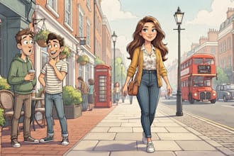 design comic book artist childrens book illustration