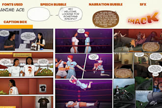 do graphic novel comic book lettering manga speech bubbles captions sound effect