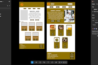 design and develop a website using figma, HTML and CSS