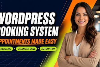 setup custom wordpress booking and appointment system