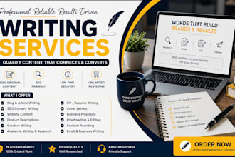 write professional, SEO, creative, and academic content
