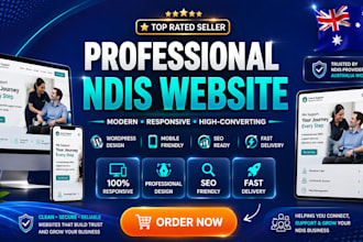 create a professional ndis website for ndis providers