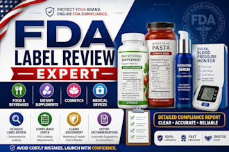 review fda labels for food supplements cosmetics and medical devices