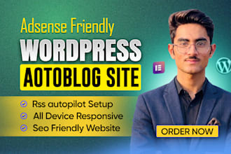 create an autoblog or autopilot automated news website adsense friendly